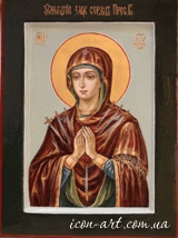  Icon of Mother of God Softener of Evil Hearts or Semistrelnaya
