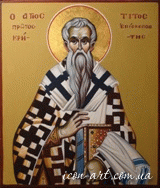именная икона Святой апостол Тит, епископ Критский