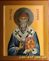 именная икона Святой Спиридон Тримифунтский