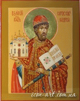 именная икона Святой Ярослав Мудрый 