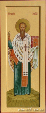 мерная икона Святой Василий Великий, архиепископ Кесарийский
