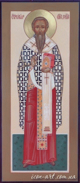 мерная икона Святой Кирилл, епископ Гортинский