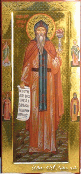 мерная икона Святой преподобный Даниил Столпник