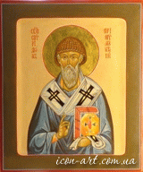 именная икона Святой Спиридон Тримифунский