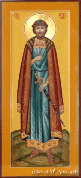 мерная икона Святой благоверный князь Игорь Черниговский
