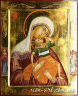 Икона Пресвятой Богородицы "Взыграние младенца"