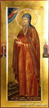 мерная икона Святой преподобный Марк Псково-Печерский, игумен