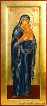 мерная икона Святая Анна мать Пресвятой Богородицы