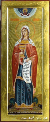 мерная икона Святая великомученица Варвара 