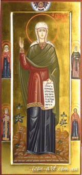 мерная икона Святая праведная Елисавета, мать Иоанна Предтечи 