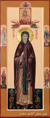 мерная икона Святой прп Кирилл Радонежский
