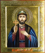 именная икона Святой блг князь Юрий (Георгий) Владимирский