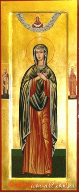 мерная икона Святая праведная Мариамна сестра ап Филиппа
