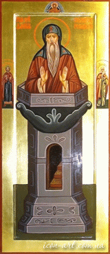 мерная икона Святой преподобный Даниил Столпник Ресславский