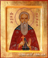 именная икона Святой преподобный Нестор Летописец Печерский