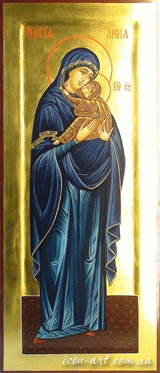 мерная икона Святая Анна праведная мать Пресвятой Богородицы  
