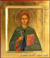 именная икона Святой преподобный Иоанн Кущник