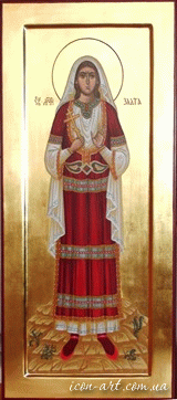 мерная икона Святая великомученица Злата Меглинская