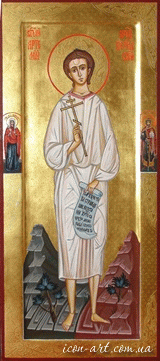 мерная икона Святой мученик Артемий Веркольский