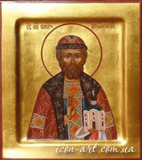 именная икона Святой благоверный князь Олег Брянский