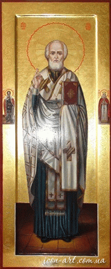 мерная икона Святой Николай Чудотворец, архиепископ Мирликийский
