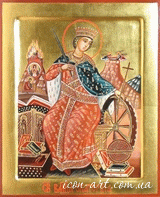 именная икона Святая великомученица Екатерина дева Александрийская