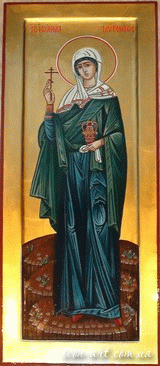ростовая икона Святая праведная Иоанна Мироносица