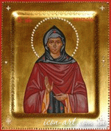 именная икона Святая преподобная Анастасия Патрикия