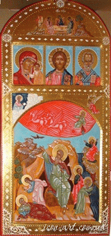 икона Святой Иророк Илия со сценами жития