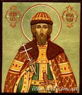 именная икона  Святой благоверный князь Игорь Черниговский