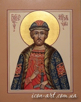 именная икона  Святой благоверный князь Игорь Черниговский