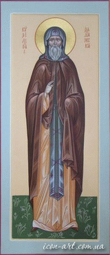 мерная икона Святой Кирилл Радонежский, схимонах