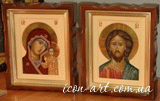 Венчальная пара Казанская Пресвятая Богородица и Иисус Вседержитель
