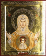 Икона Пресвятой Богородицы "Знамение" Серафимо-Понетаевская