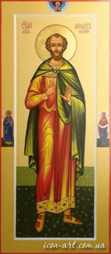 мерная икона Святой мученик Богдан (Феодот) Кизический