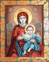 orthodox icon Praise of the Blessed Virgin Mary