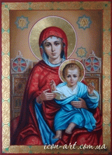 orthodox icon Praise of the Blessed Virgin Mary