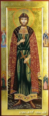 мерная икона Святой благоверный князь Игорь Черниговский