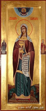 мерная икона Святая великомученица Варвара